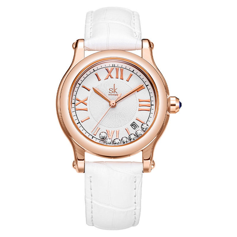 Ladies Diamond Sand Flow Quartz Watch