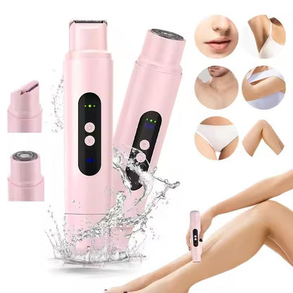 Ladies' hair trimming and shaving instrument