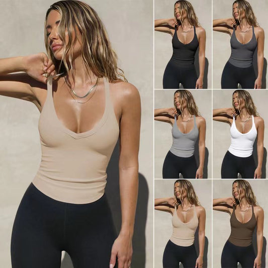 Ladies' knitted vest