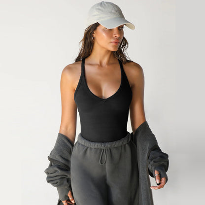 Ladies' knitted vest