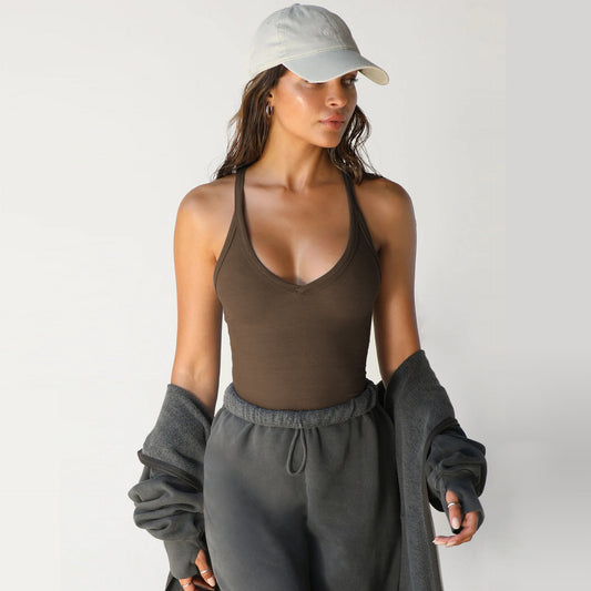 Ladies' knitted vest