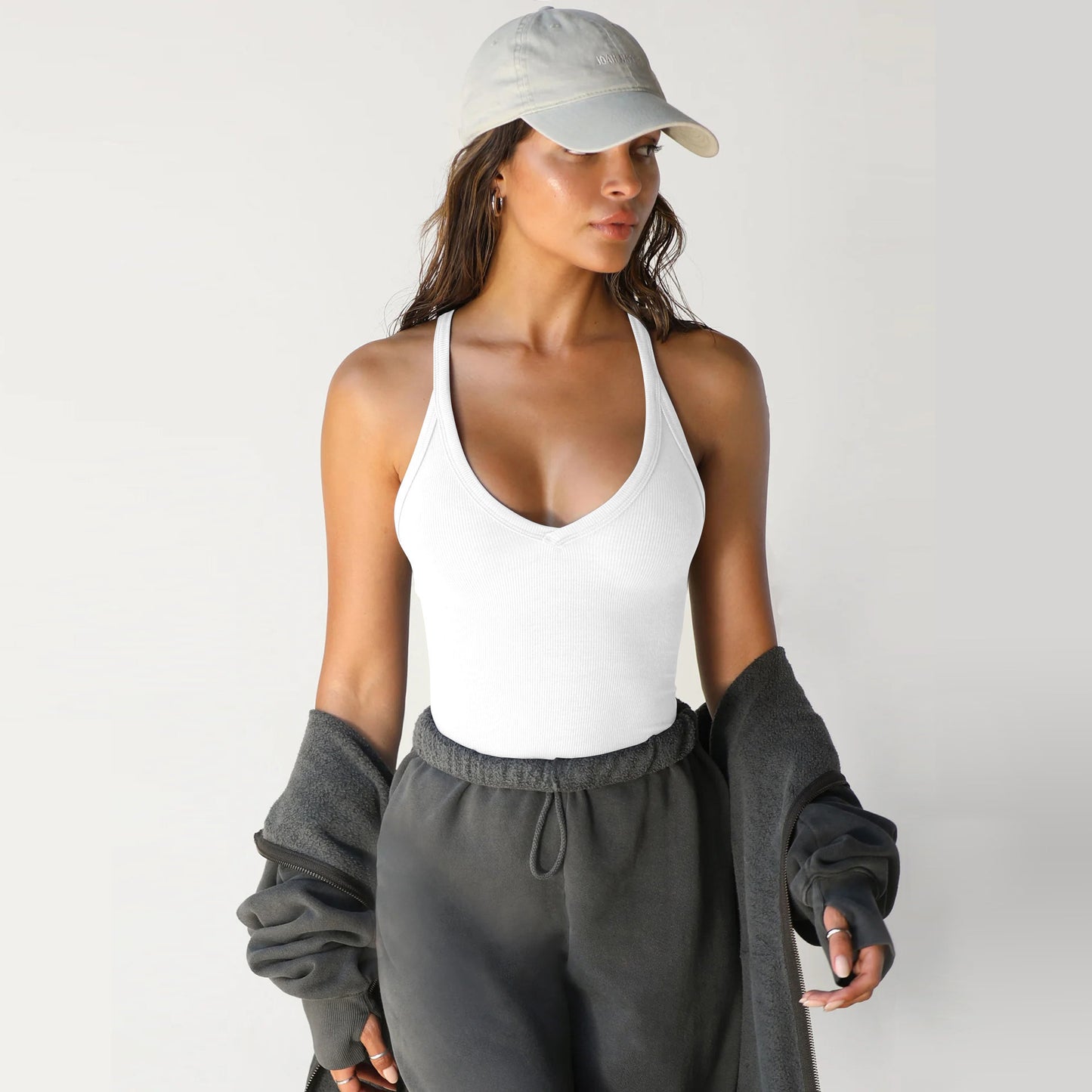 Ladies' knitted vest