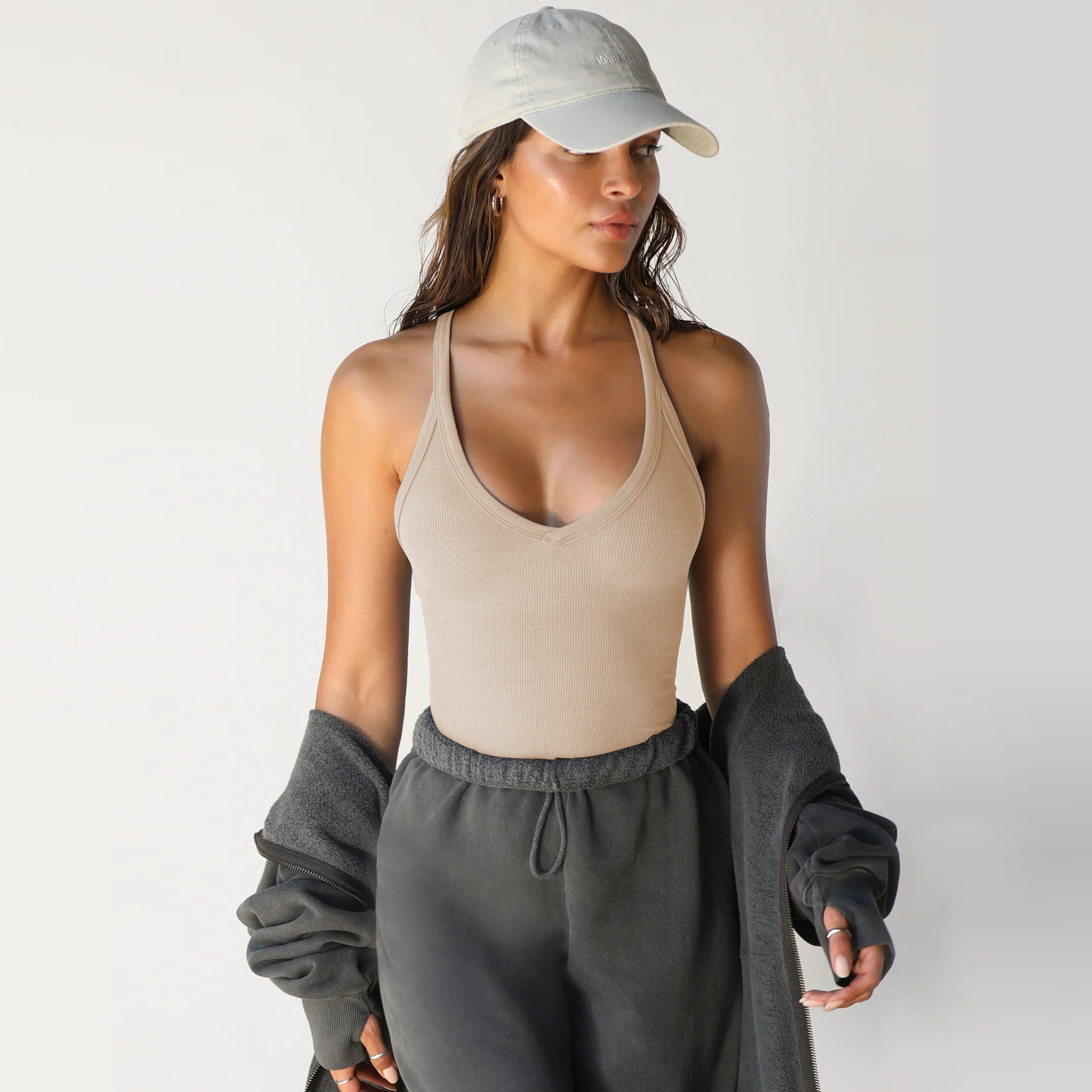 Ladies' knitted vest