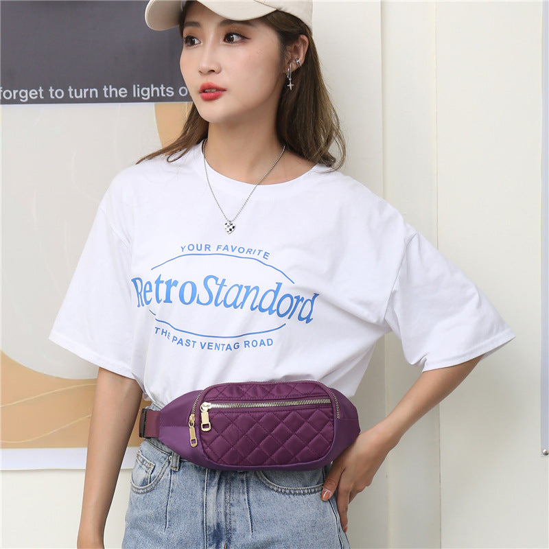 Ladies Multifunctional Nylon Waist Bag