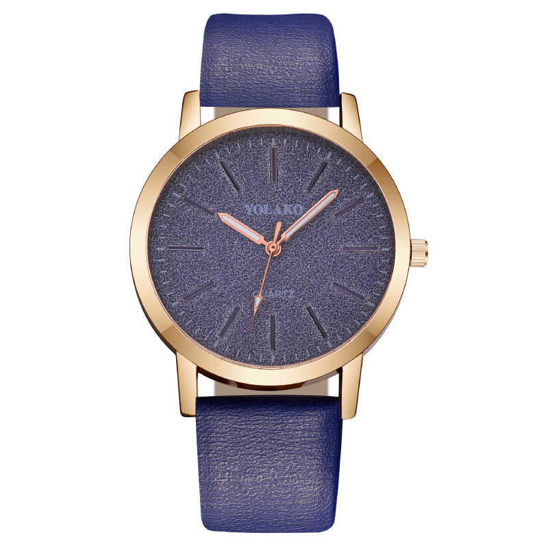 Ladies Quartz Watch Leather Strap