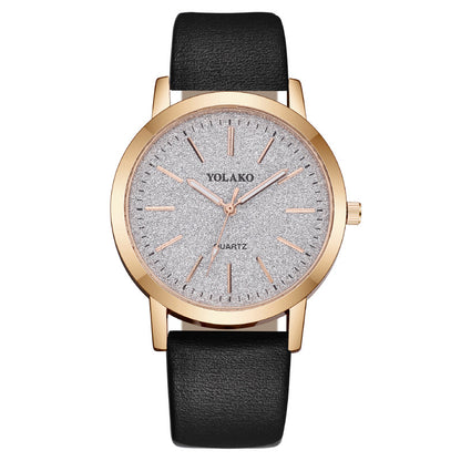 Ladies Quartz Watch Leather Strap