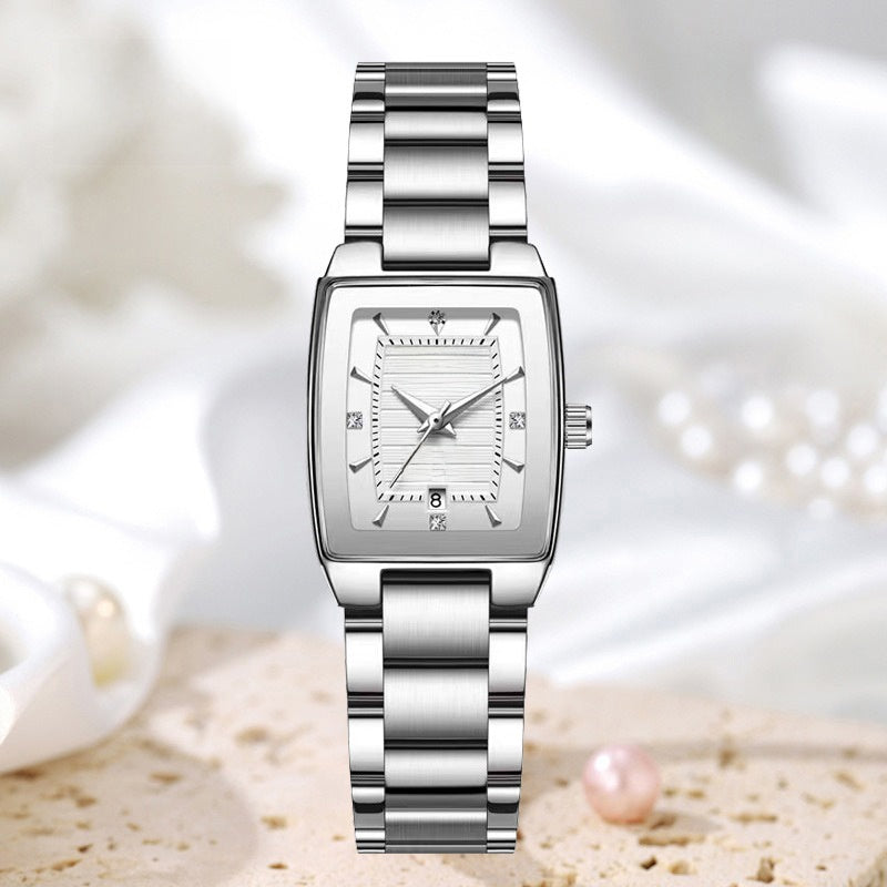Ladies Square Quartz Watch