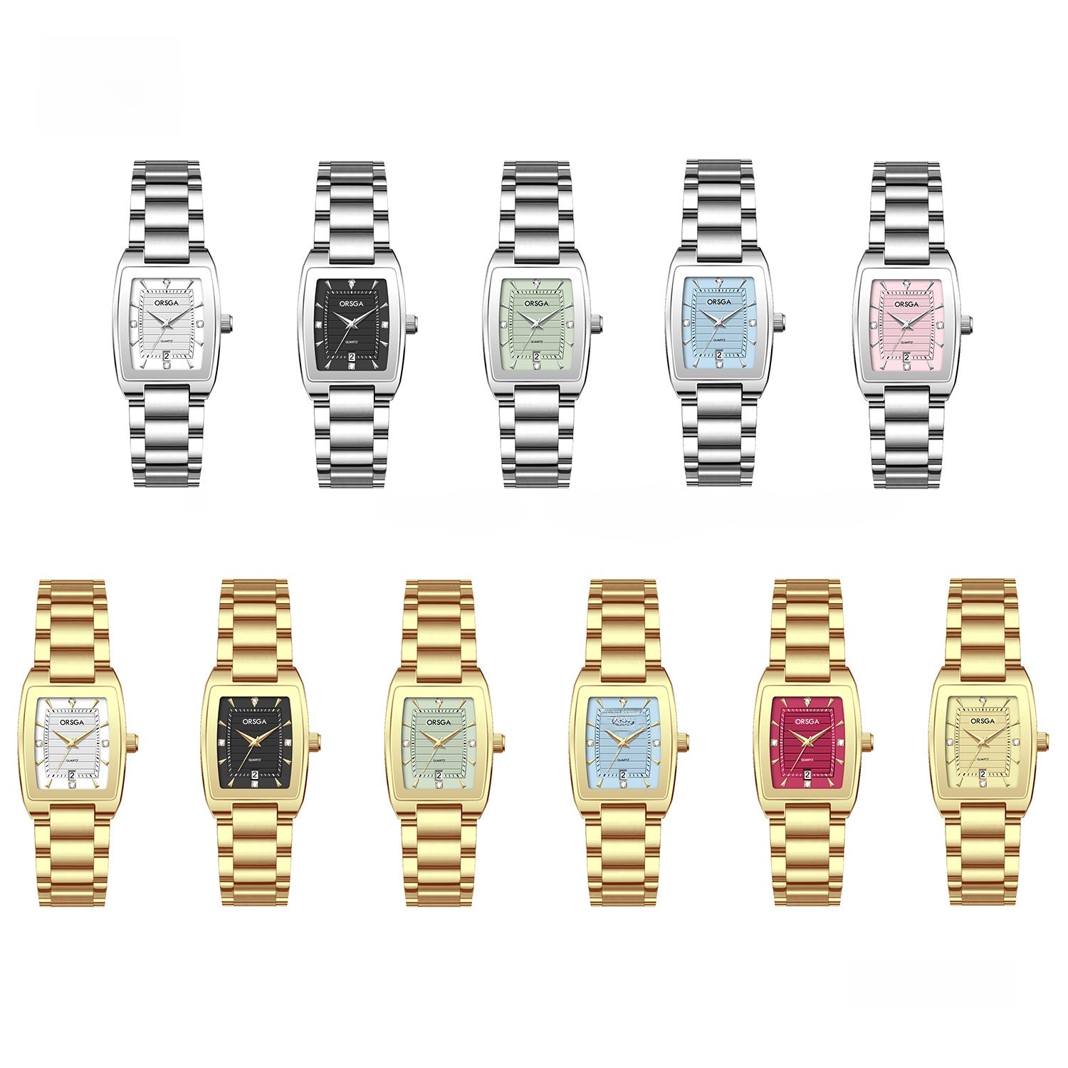 Ladies Square Quartz Watch