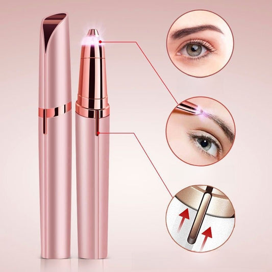 Lady electric eyebrow trimmer