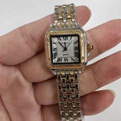 Silver with diamonds
