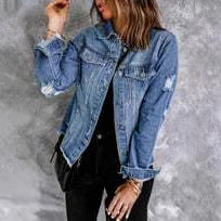 Lady's denim jacket