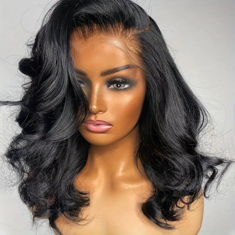 Lady's front lace synthetic hair cap