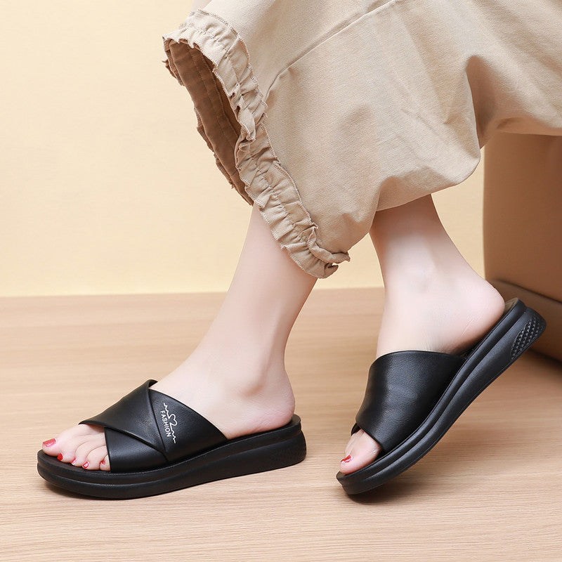 Lady's slimming flip-flops