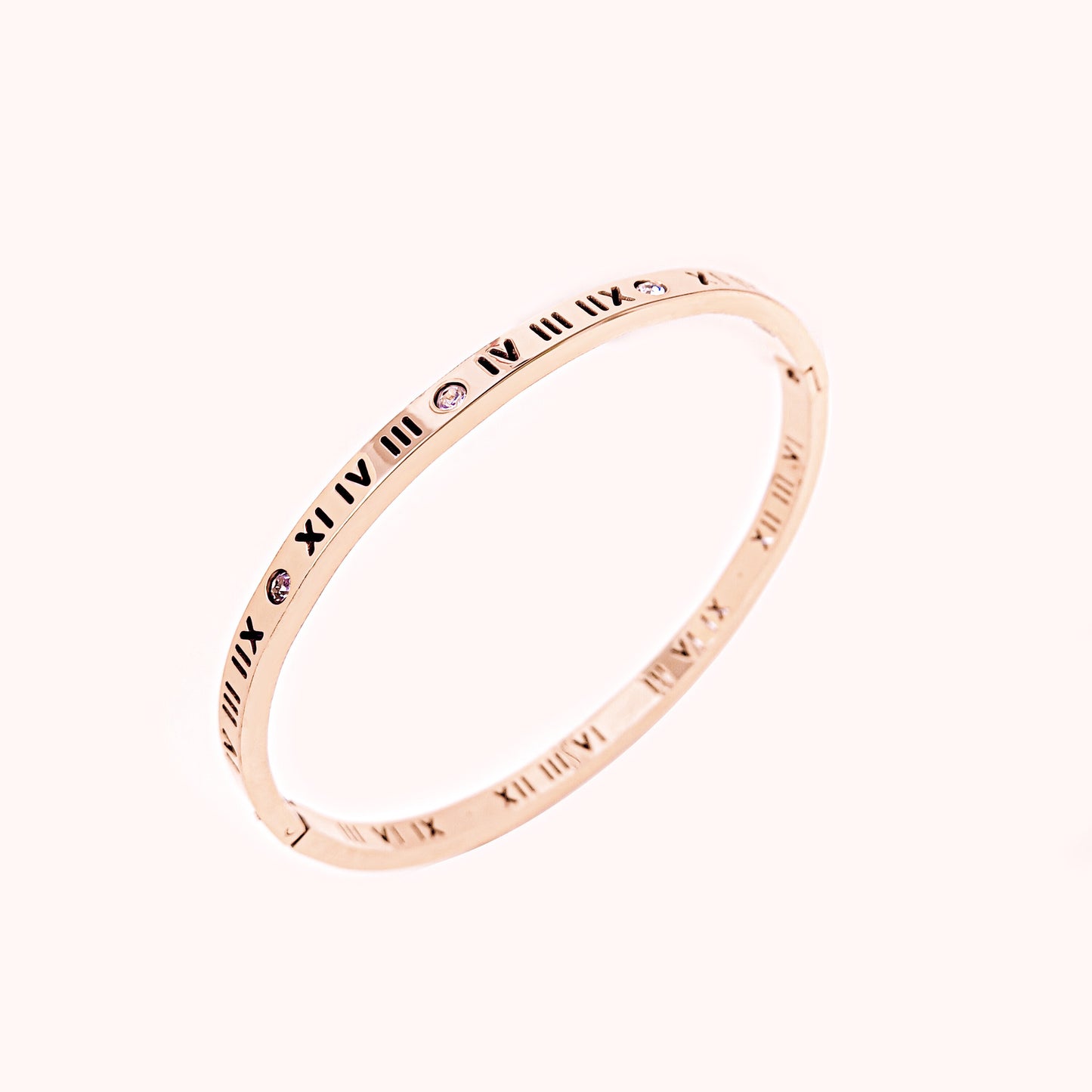 Lady's stainless steel layered bracelet