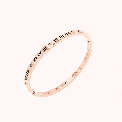 Lady's stainless steel layered bracelet