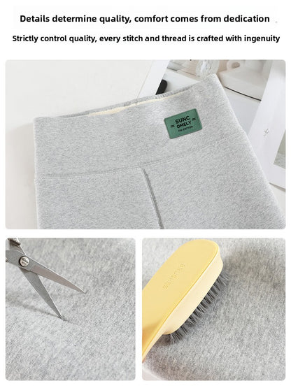 Lamb fleece thermal pants