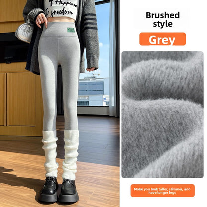 Lamb fleece thermal pants