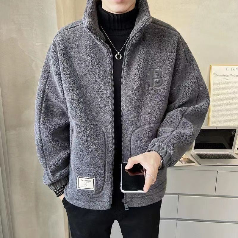 Lamb fur cotton jacket outerwear