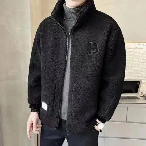 Lamb fur cotton jacket outerwear