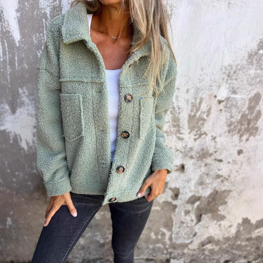 Lamb wool coat
