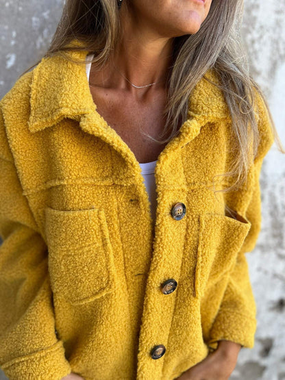 Lamb wool coat