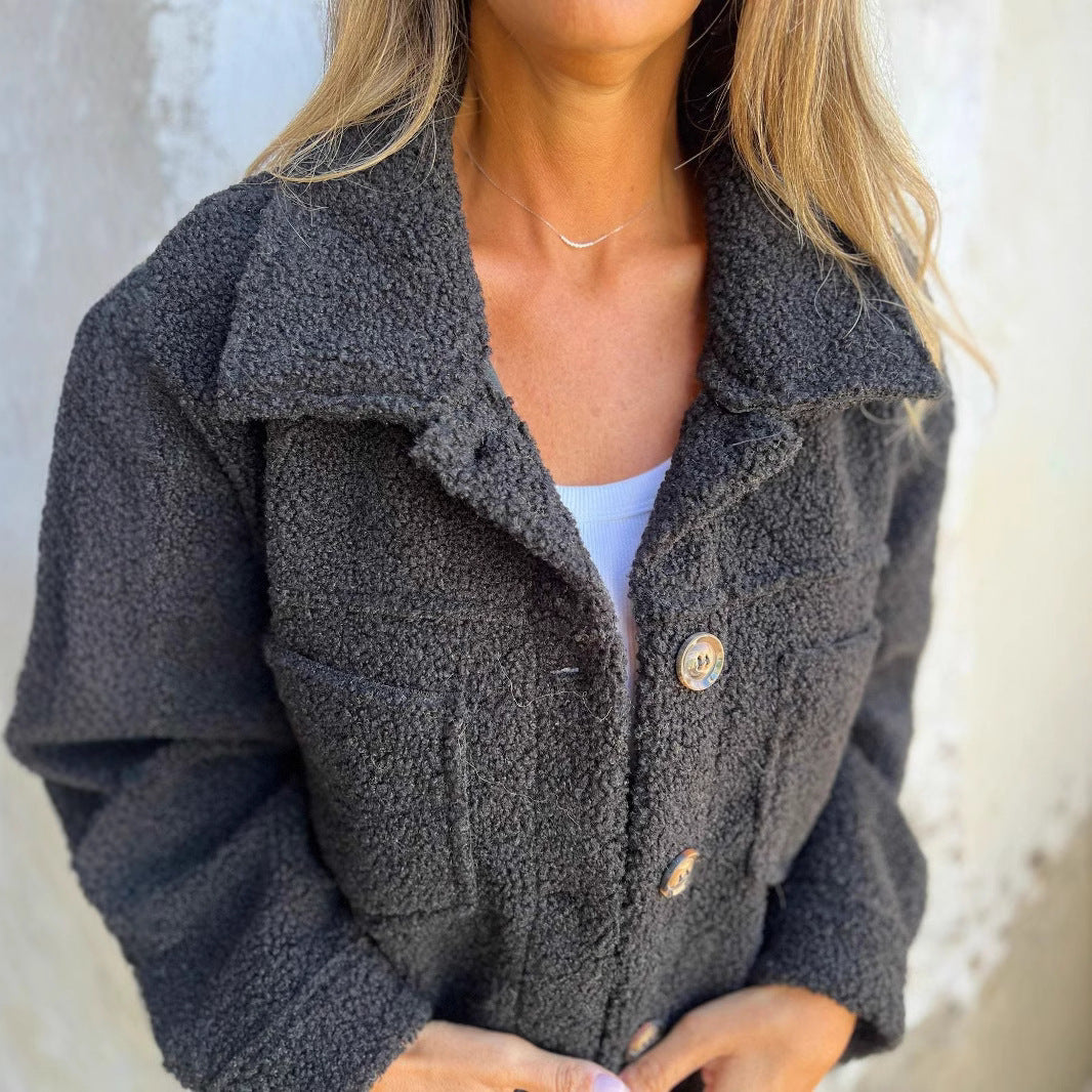 Lamb wool coat