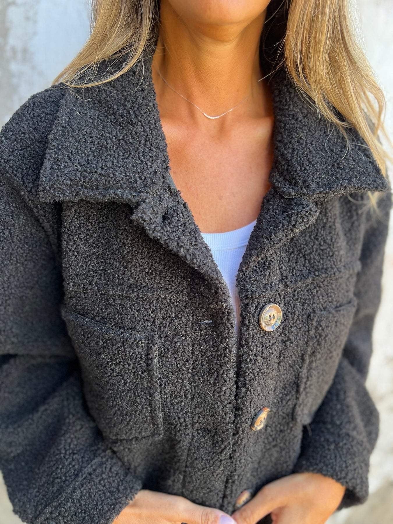Lamb wool coat