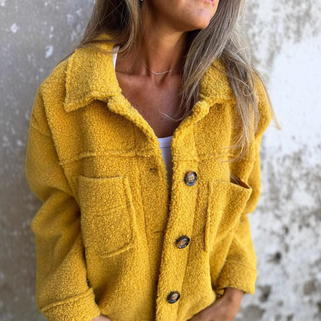 Lamb wool coat