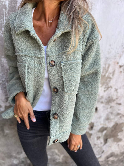 Lamb wool coat