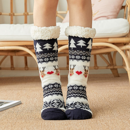 Lambskin floor socks