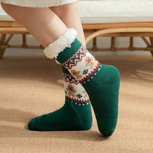 Lambskin floor socks