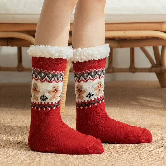 Lambskin floor socks