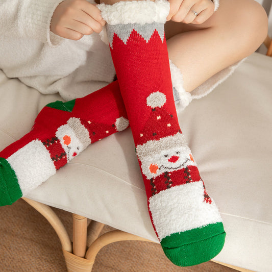 Lambskin floor socks