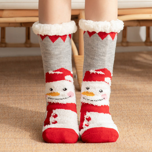 Lambskin floor socks