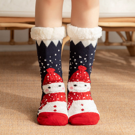 Lambskin floor socks