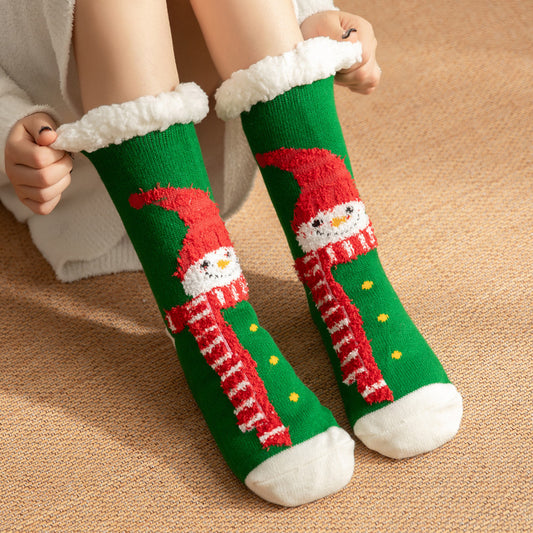 Lambskin floor socks