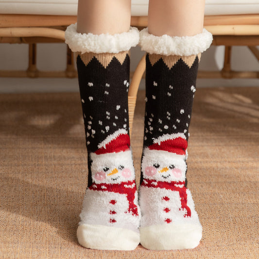 Lambskin floor socks