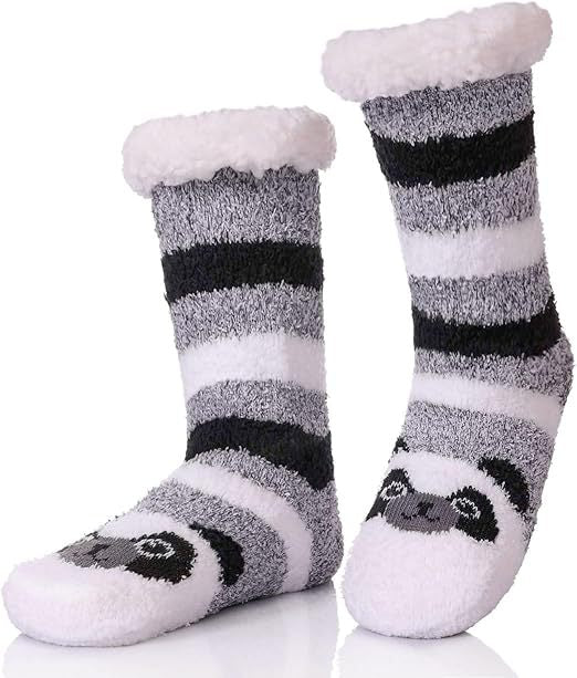 Lambskin floor socks