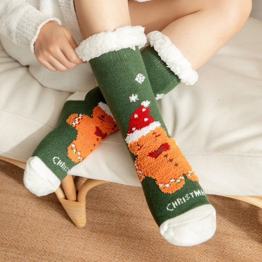 Lambskin floor socks