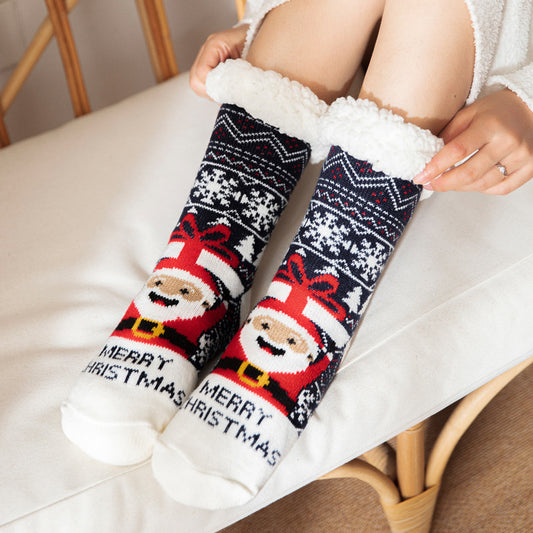 Lambskin floor socks