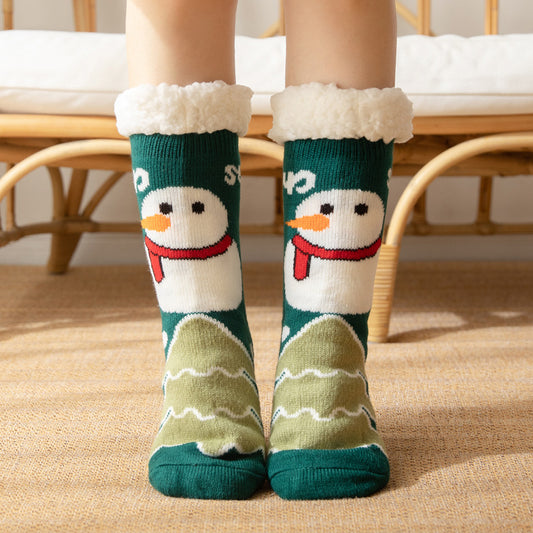 Lambskin floor socks