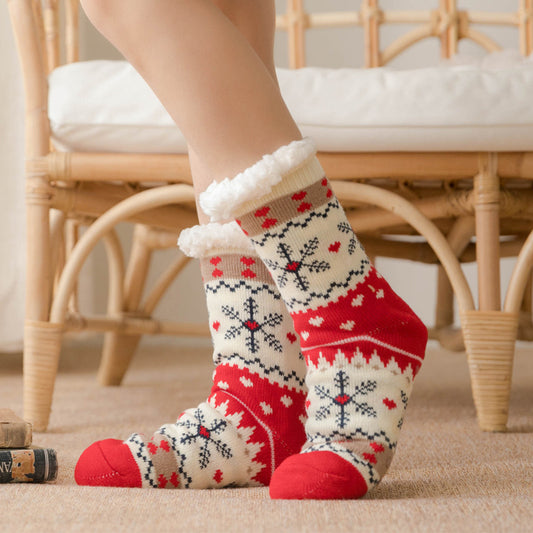 Lambskin floor socks