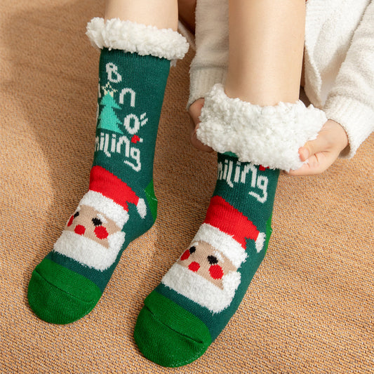 Lambskin floor socks