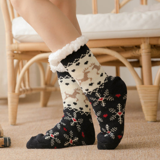 Lambskin floor socks