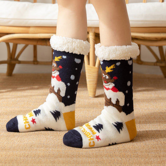 Lambskin floor socks