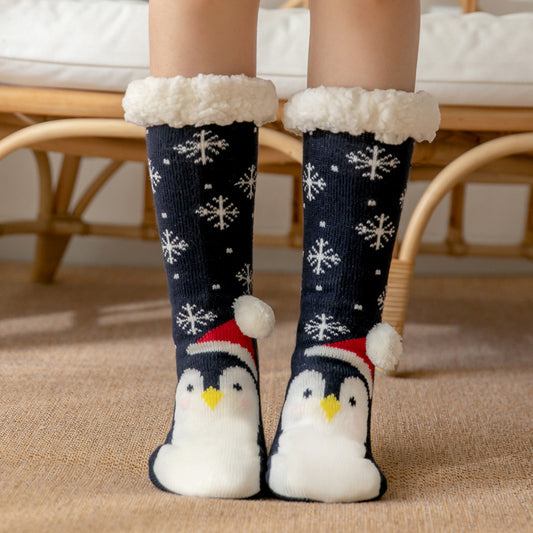 Lambskin floor socks