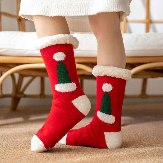 Lambskin floor socks