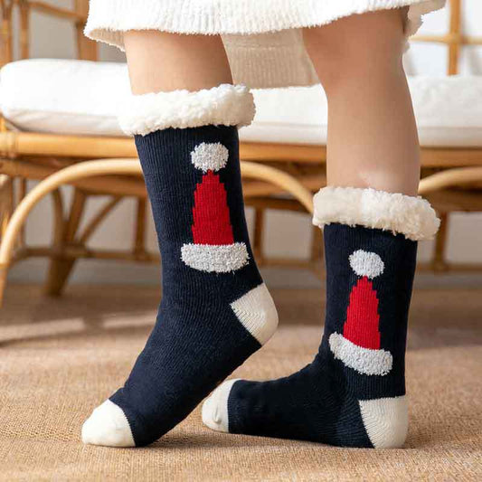Lambskin floor socks