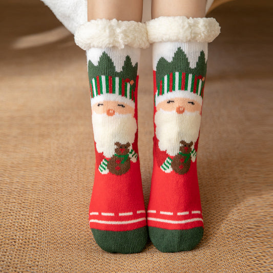 Lambskin floor socks