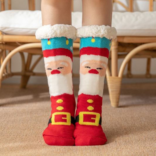 Lambskin floor socks